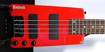 Amazon.com: BadAax 4 String Headless Bass Guitar : Musical